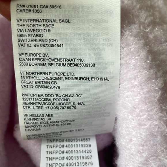 The North Face City Plush Pom Beanie in Lavender Fog NWT - Picture 5 of 11